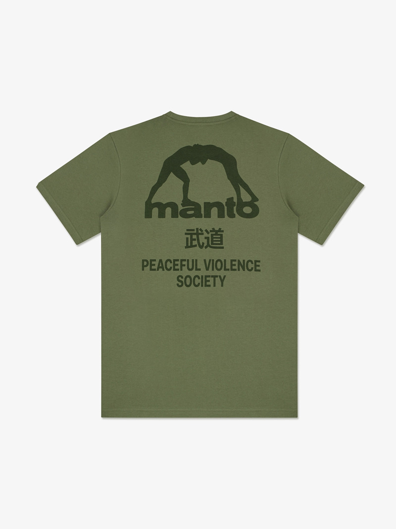 MANTO Society tshirt- khaki